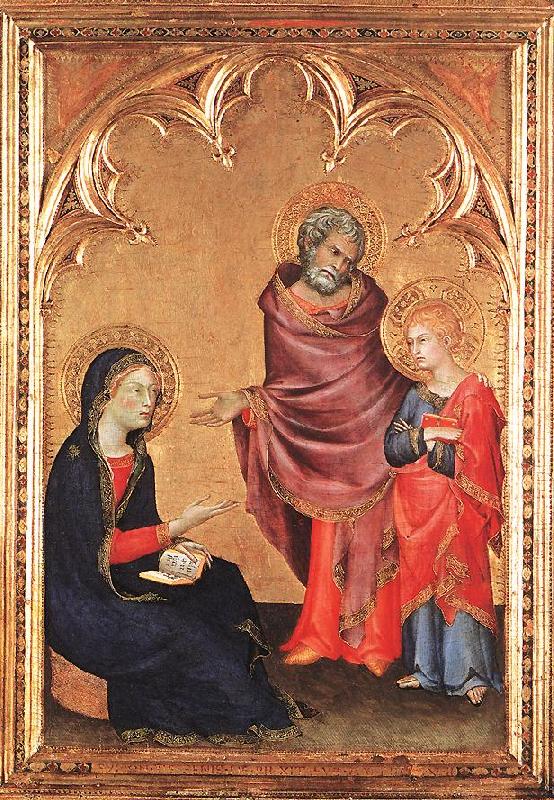 Simone Martini Christ Returning to his Parents oil painting image